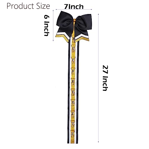 Hipcheer Handmade Cheer Bows Holder, Wall Hanger for Cheerleading Teen Girls High School College Sports - Image 4