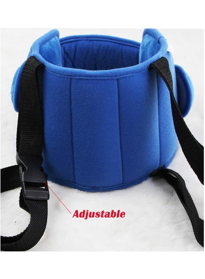 Letton Adjustable Toddler Car Seat Head Support Band, Carseat Straps Cover, Safety Car Seat Neck Relief, Infants and Baby Head Support,Blue - Image 5