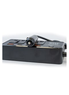 تكنال محول كهرباء سيارة 200 واط من TiKNAL بمنفذين AC و4 منافذ USB/PD - لشحن الأجهزة اللابتوب والكمبيوتر وتشغيل الأدوات أثناء السفر  - Image 5