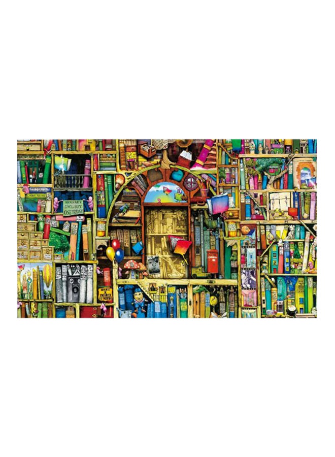 لعبة تركيب الصور المقطعة بتصميم رف كتب قديم مكونة من 1000 قطعة طراز T3534-8-L - Image 1