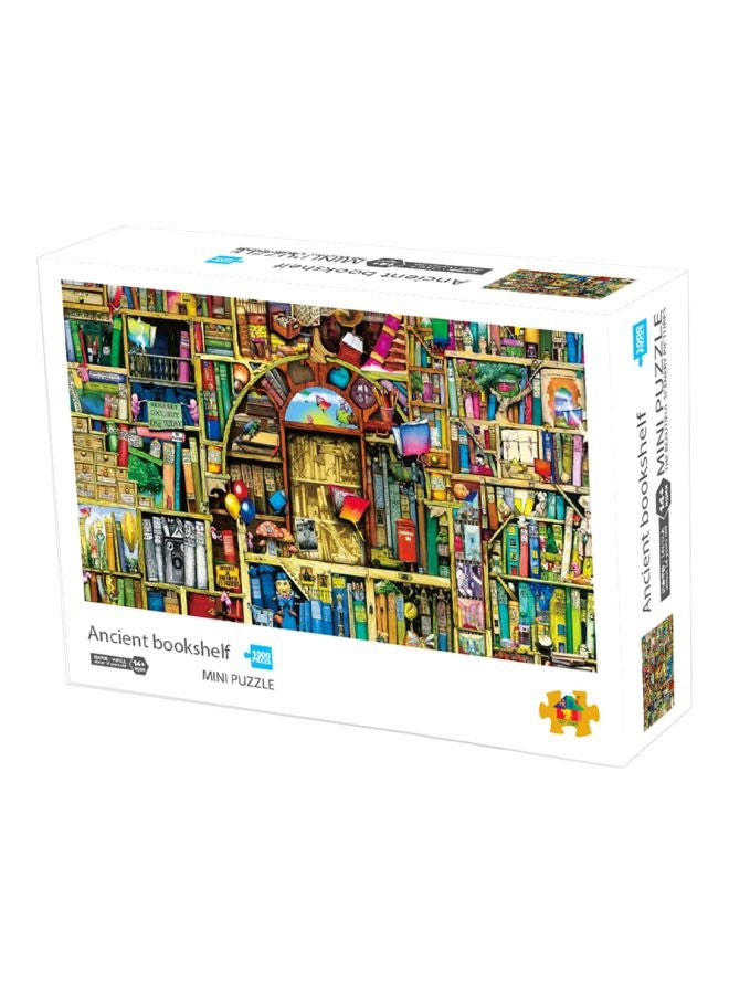 لعبة تركيب الصور المقطعة بتصميم رف كتب قديم مكونة من 1000 قطعة طراز T3534-8-L - Image 2