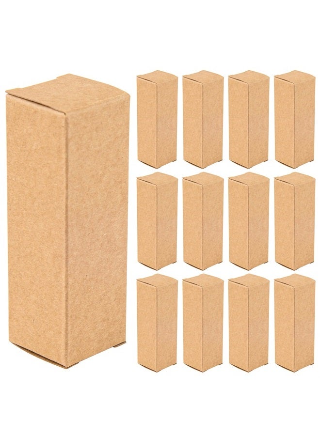 Framendino , 50 Pack Kraft Paper Lipstick Boxes Lip Gloss Boxes Rectangle Lipstick Bottle Boxes Reusable Lip Balm Packaging Cases Essential Oil Wrapping Box for DIY Lip Gloss Gift Packaging - Image 1