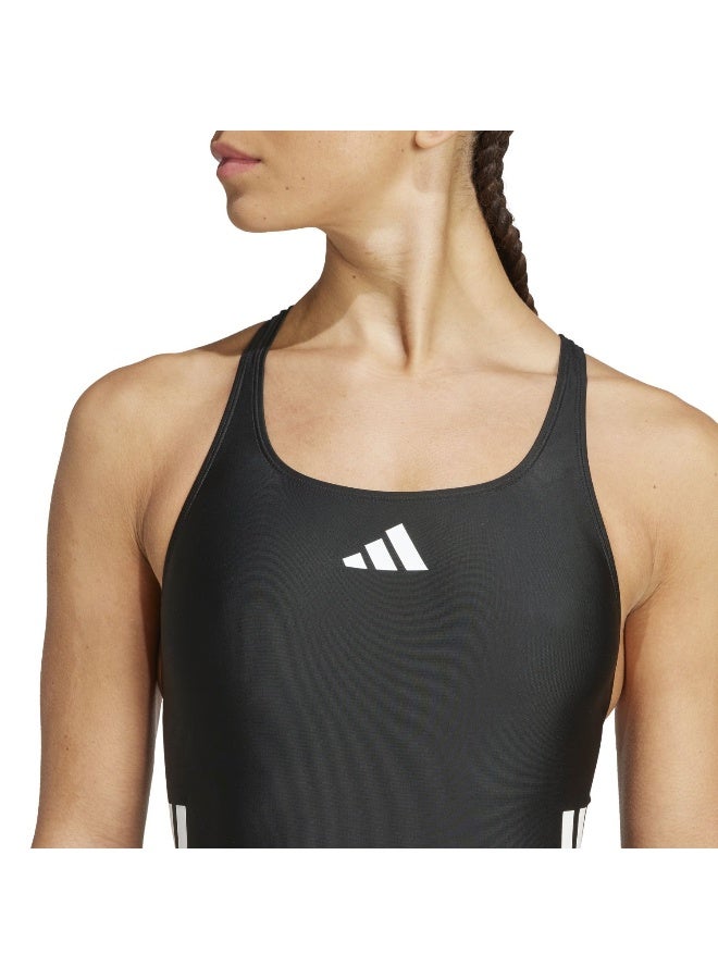 Adidas 3S Bld Swimsuit Black Swim Swimwear For Women 26"  - Image 5