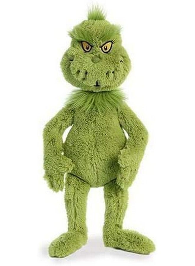 Aurora World Plush - Dr. Seuss The Grinch 18in with Dr. Seuss Cindy Lou Who 12in - Image 2