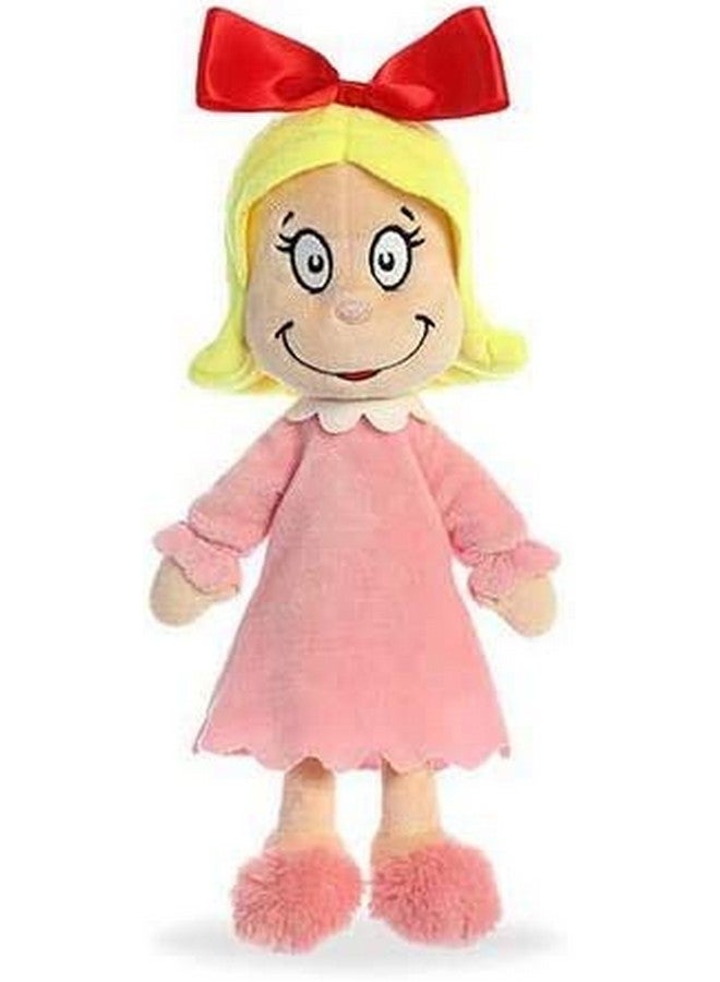 Aurora World Plush - Dr. Seuss The Grinch 18in with Dr. Seuss Cindy Lou Who 12in - Image 3