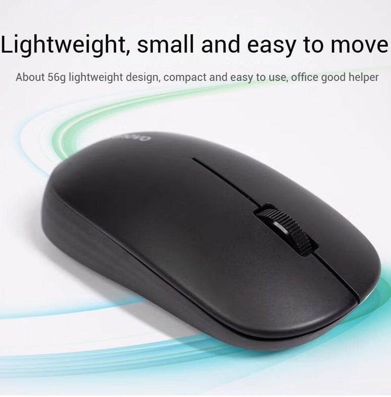 لينوفو Lenovo M100 Wireless Mouse, 2.4GHz, 1200 DPI Optical Sensor, Black BLACK - Image 4