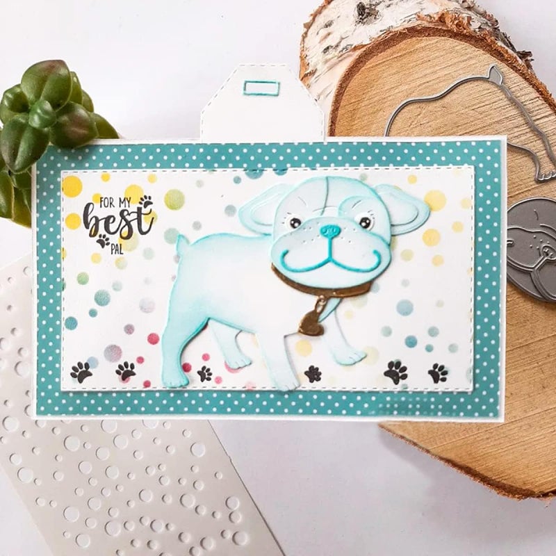 CYFUN DESIGN Dogs Paws Stamp for Card Making Love,Life is Well,Stay Pawsitive,Dogs Kiss Words Phrase Transparent Silicone Seal Stamping Stamp for Paper Crafting Handmade Crafts Scrapbooking Supplies Album Decor - Image 4
