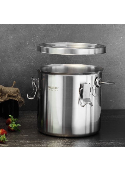 Horeca Steel Carrying Container 24X24 cm - Without Base