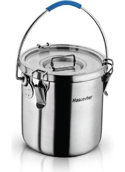 Horeca Steel Carrying Container 24X24 cm - Without Base