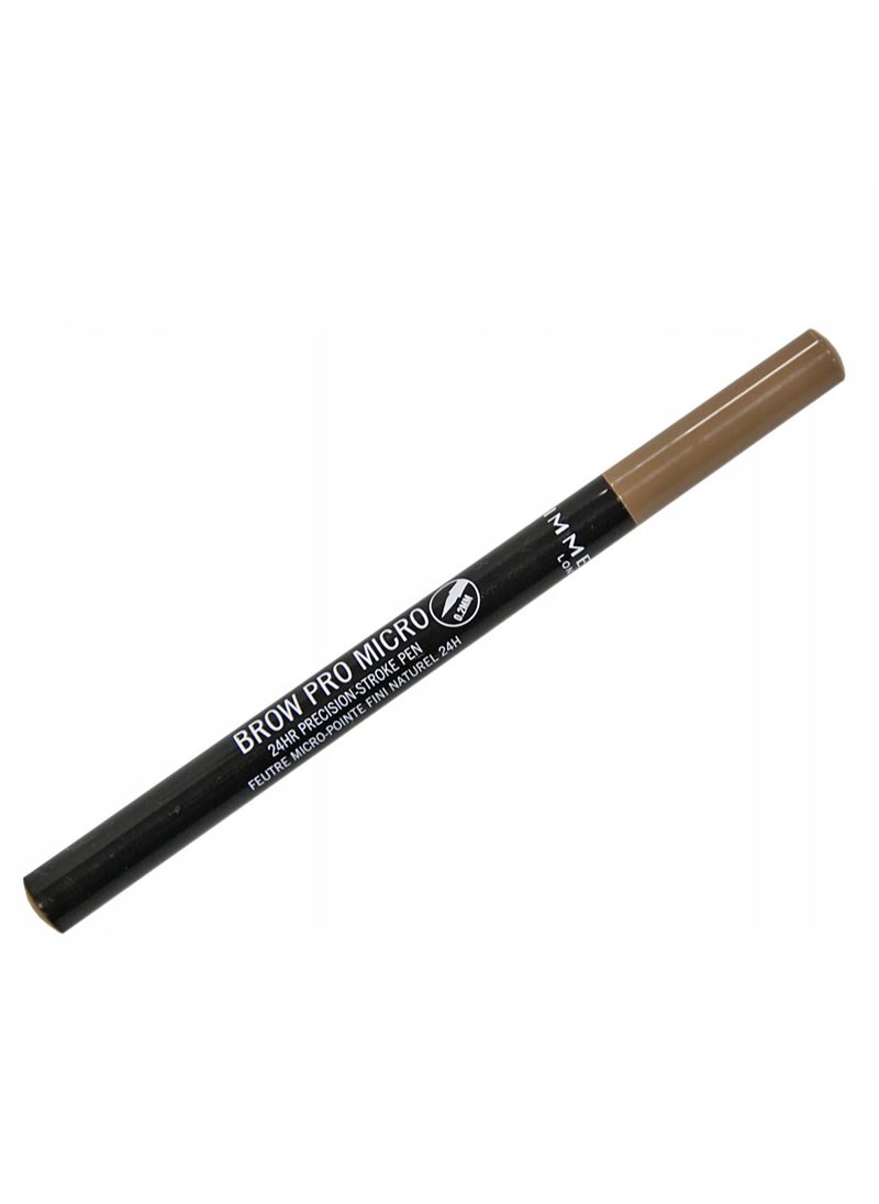 RIMMEL LONDON Brow Pro Micro 24HR Precision-Stroke Pen - 01 Blonde  - Image 4