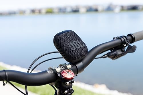JBL Wind 3 FM Bluetooth Handlebar Speaker, Black - Image 5