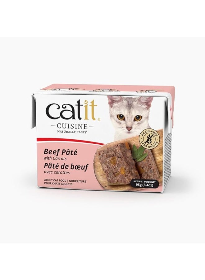 Catit HA Catit Cuisine Beef Pate with Carrots 12x95g