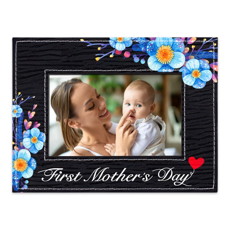 FaCraft First Mothers Day Picture Frame for New Mom First Time Mom Gift from Daughter Son Baby Happy 1st Mothers Day Gifts for Mother to Be Expecting Pregnant Newborn Baby Shower Nursery Decor