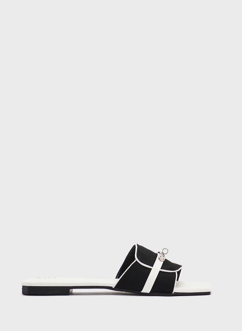 ELLA Flat Sandal With Buckle  - Image 1