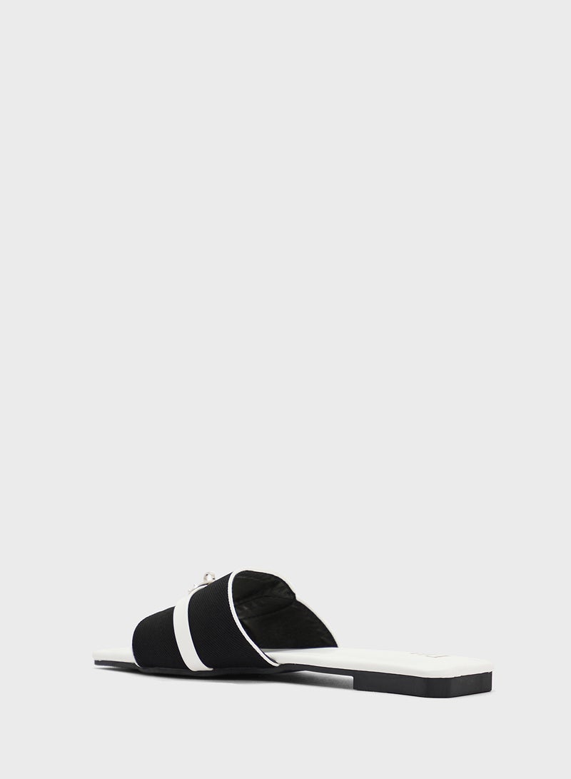 ELLA Flat Sandal With Buckle  - Image 2