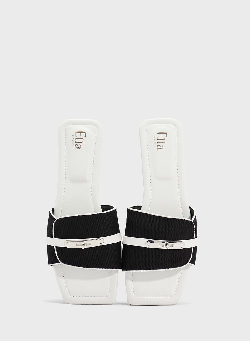 ELLA Flat Sandal With Buckle  - Image 4