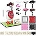 Motionchic 24 Pcs Magnetic Goose Key Holder Cute Resin Goose Statue with Cowboy Hats Bandanas Writable Interchangeable Signs Chalk for New Apartment Housewarming Gifts Office Table Desk Home Decor - Image 2