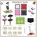 Motionchic 24 Pcs Magnetic Goose Key Holder Cute Resin Goose Statue with Cowboy Hats Bandanas Writable Interchangeable Signs Chalk for New Apartment Housewarming Gifts Office Table Desk Home Decor - Image 4