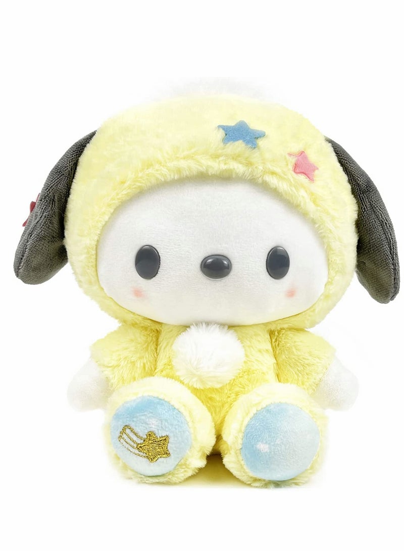 KASTWAVE Plush Toy, 9"" Anime Cartoon My Melody Themed Doll Party Gift, Soft Stuffed Sānriǒ for Women Girls Kids Fans Birthday Decorations - Image 1