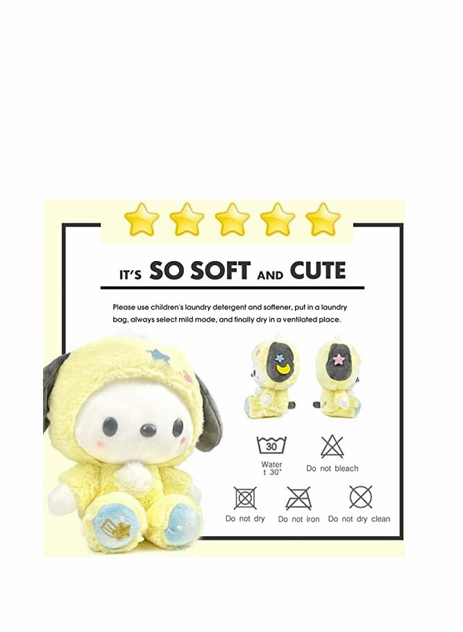 KASTWAVE Plush Toy, 9"" Anime Cartoon My Melody Themed Doll Party Gift, Soft Stuffed Sānriǒ for Women Girls Kids Fans Birthday Decorations - Image 3