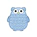 BULINGNA Push Pop Bubble Fidget Sensory Toy Silicone Stress Relief Popping Toy ABC Alphabet Owl Shaped Educational Learning Tools for Toddlers Kids Students Black LettersBlue - Image 3