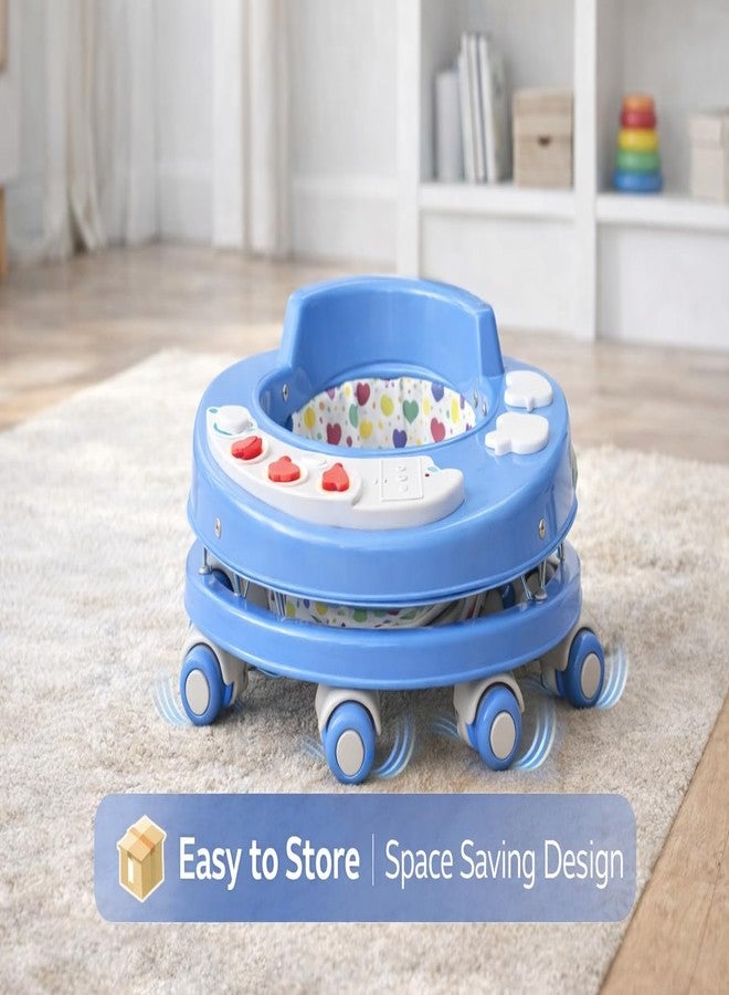 Maanit Musical 3-in-1 Walker for 0-2 Years Baby (Blue) - Image 4