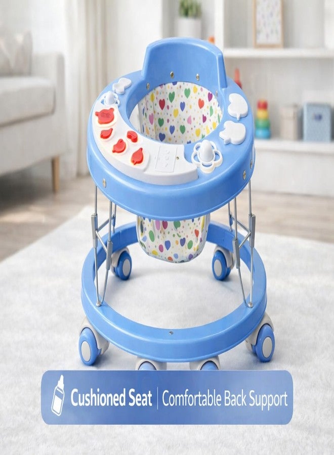 Maanit Musical 3-in-1 Walker for 0-2 Years Baby (Blue) - Image 5