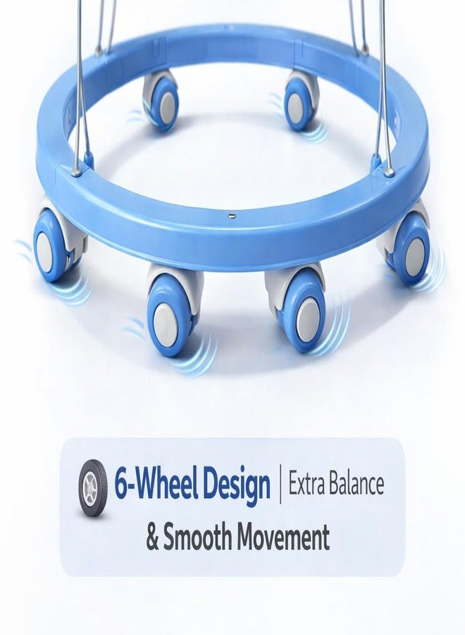 Maanit Musical 3-in-1 Walker for 0-2 Years Baby (Blue) - Image 2