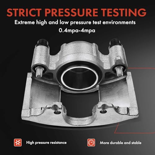 A-Premium Disc Brake Caliper Assembly Without Bracket Compatible with Select Chevy, GMC, Cadillac and Dodge Models - Tahoe, Escalade, Ram 1500, Yukon, Express 1500 - Front Driver and Passenger - Image 5