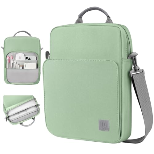 Dadanism 9-11 Inch Tablet Sleeve Bag Carrying Case with Shoulder Strap for iPad (A16) 11", iPad 10th Gen 10.9", iPad Air M4/Pro M5 11", iPad 9/8/7th 10.2", Galaxy Tab A11+ Plus 11", Dark Green - Image 1