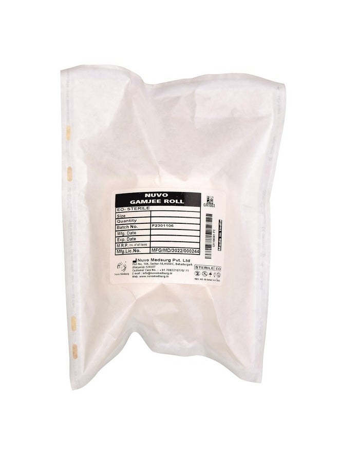NUVO MEDSURG Sterile Gamjee Roll 10 Cm X 3 Mts - (Pack Of 3)  - Image 2