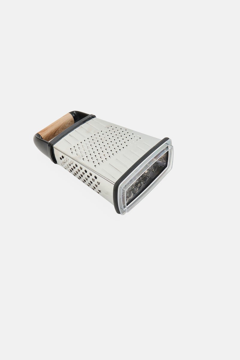 Hamilton Beach 4 Sided Stainless Steel Grater With Container And Lid, Black - Image 2