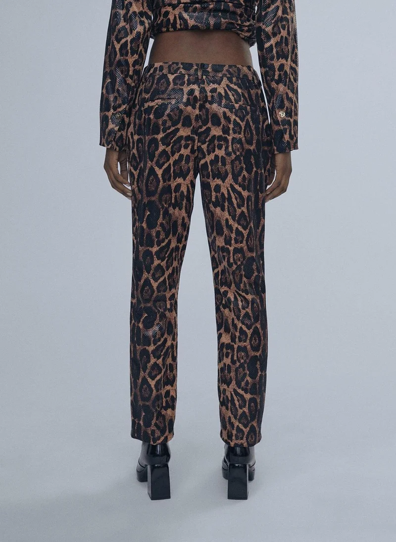 Lola Casademunt Animal print trousers