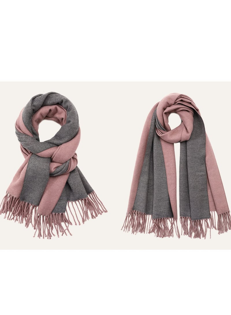 SYOSI Cashmere Feel Scarfs for Women, Pashmina Shawl Wraps with Tassel, Winter Warm Large Blanket Scarf for Outdoor, Travel - Image 4