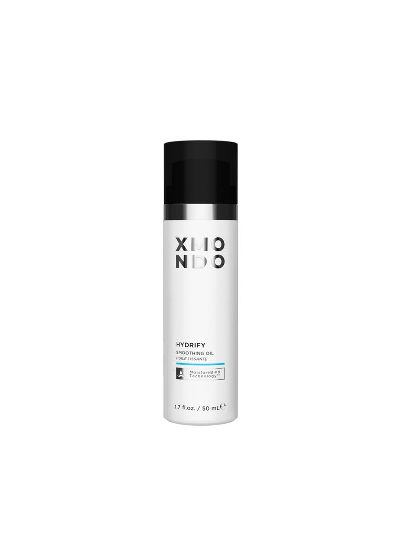 XMONDO XMONDO Hair Hydrify Smoothing Oil | Vegan Formula with Argan, Carrot Seed, and Baobab Oils - Deep Penetrating to Hydrate, Strengthen, Nourish, and Restore Dry, Damaged Hair, 1.7 Fl Oz 1-Pack 