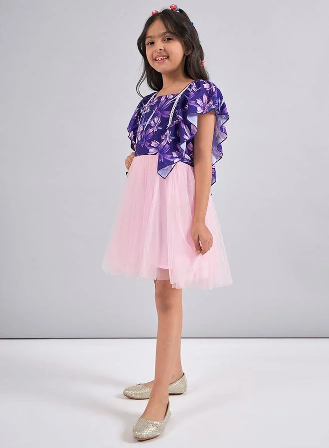 Stylo Bug Floral Chiffon Dress