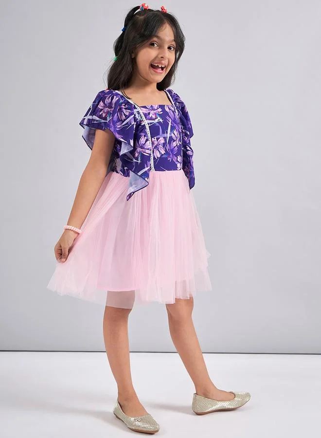 Stylo Bug Floral Chiffon Dress