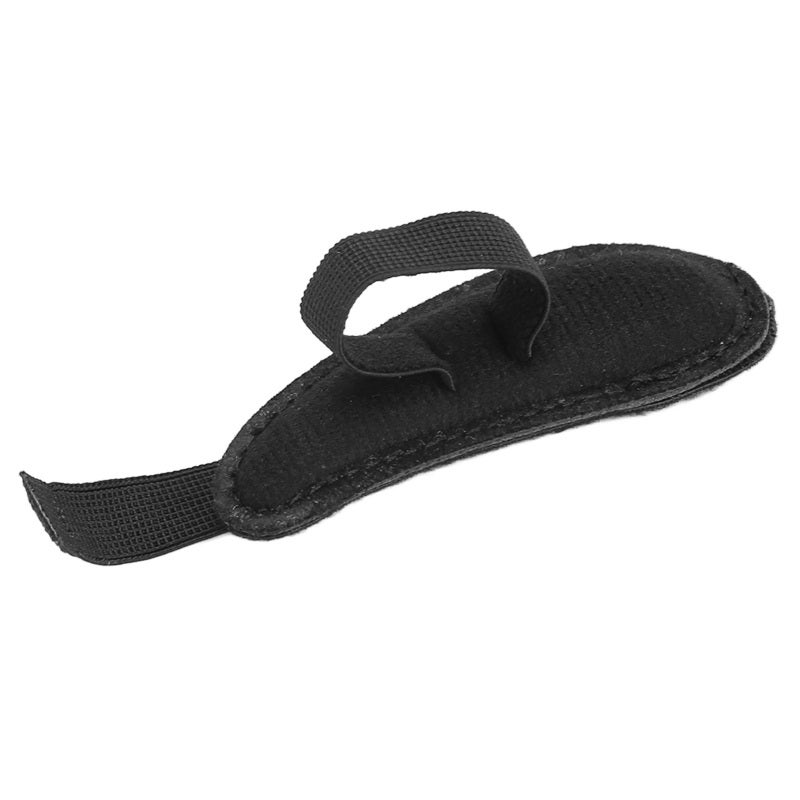 Toe Support Cushion: Black, Soft Breathable Fabric, Elastic Strap Support - Discomfort Relief, Hammertoe Support Pad for Corns, Hammertoes and Forefoot Pressure Relief - Image 2
