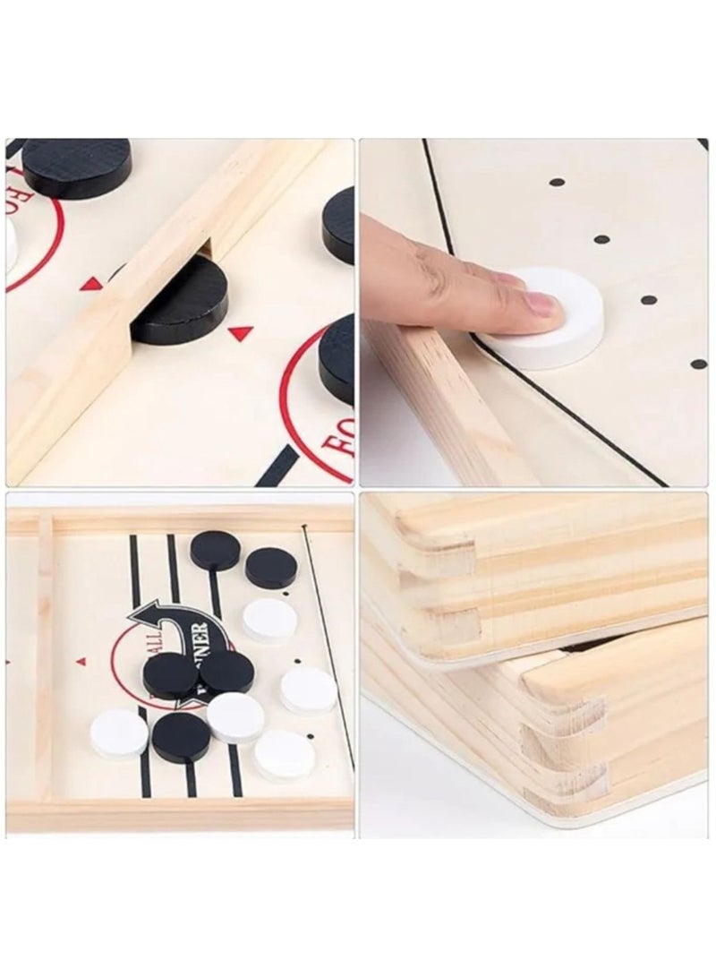 لعبة Fast Sling Puck، لعبة لوحية لرمي كرة القدم/كرة السلة، لعبة هوكي المقلاع على الطاولة، ألعاب لوحية Winner، لعبة تفاعلية بين الوالدين والطفل للأطفال والبالغين والحفلات العائلية (كرة السلة)  - Image 3