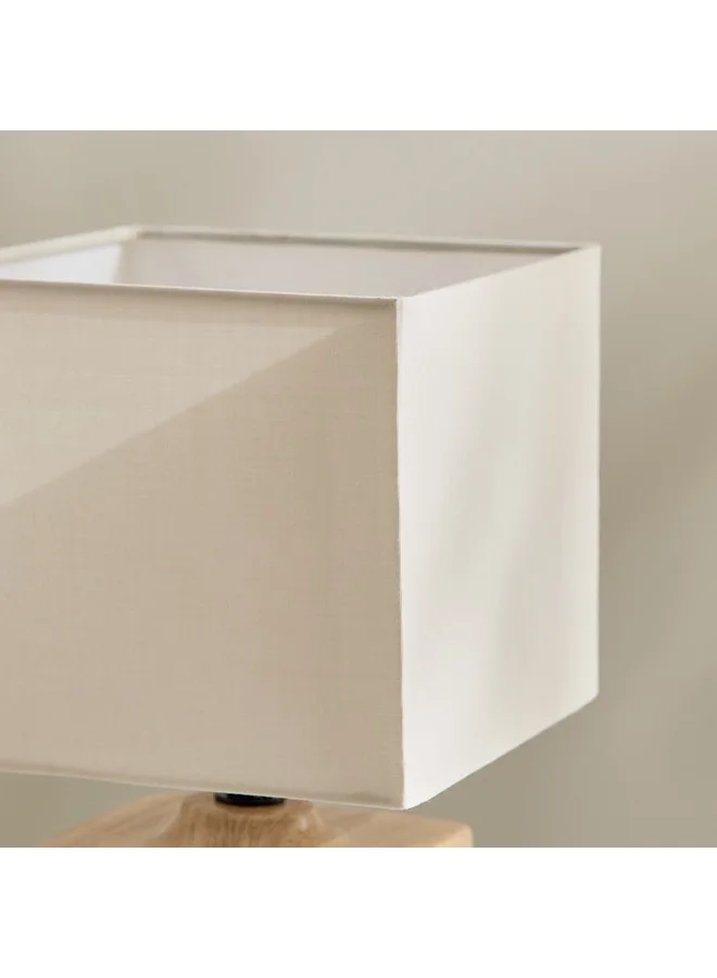 هوم بوكس Marbella Ceramic Table Lamp with Fabric Shade 26.5 cm