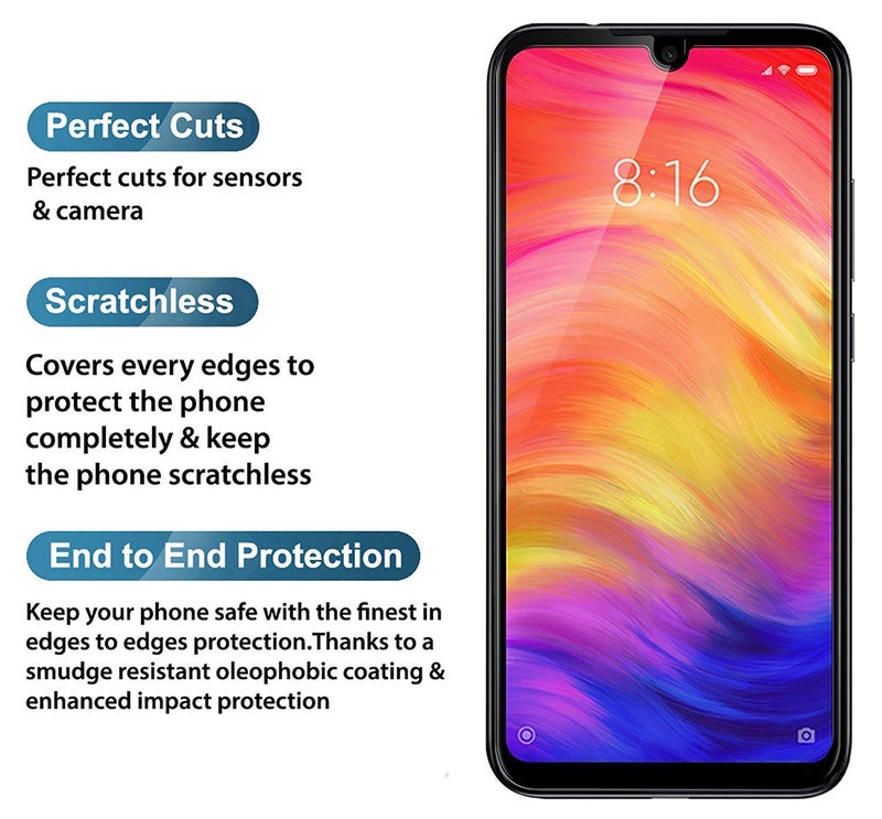 OpenTech ® Military-Grade Tempered Glass Screen Protector Compatible for Xiaomi Redmi 10 / Redmi 10C / Redmi 10 Power with Edge to Edge Coverage and Easy Installation kit - Image 4