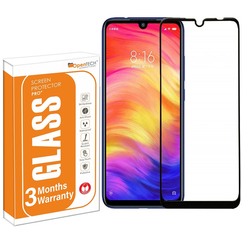OpenTech ® Military-Grade Tempered Glass Screen Protector Compatible for Xiaomi Redmi 10 / Redmi 10C / Redmi 10 Power with Edge to Edge Coverage and Easy Installation kit - Image 1