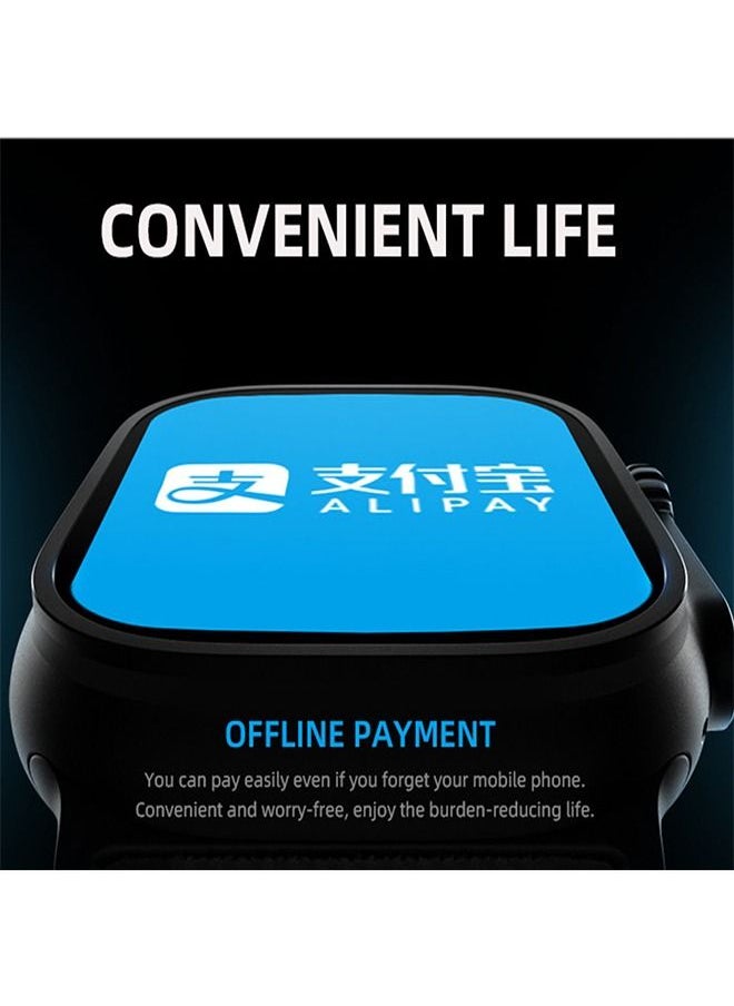 HW8 Pro Max Smart Watch Touch Screen 2.02 INCH HD Display with NFC and Water Resistant