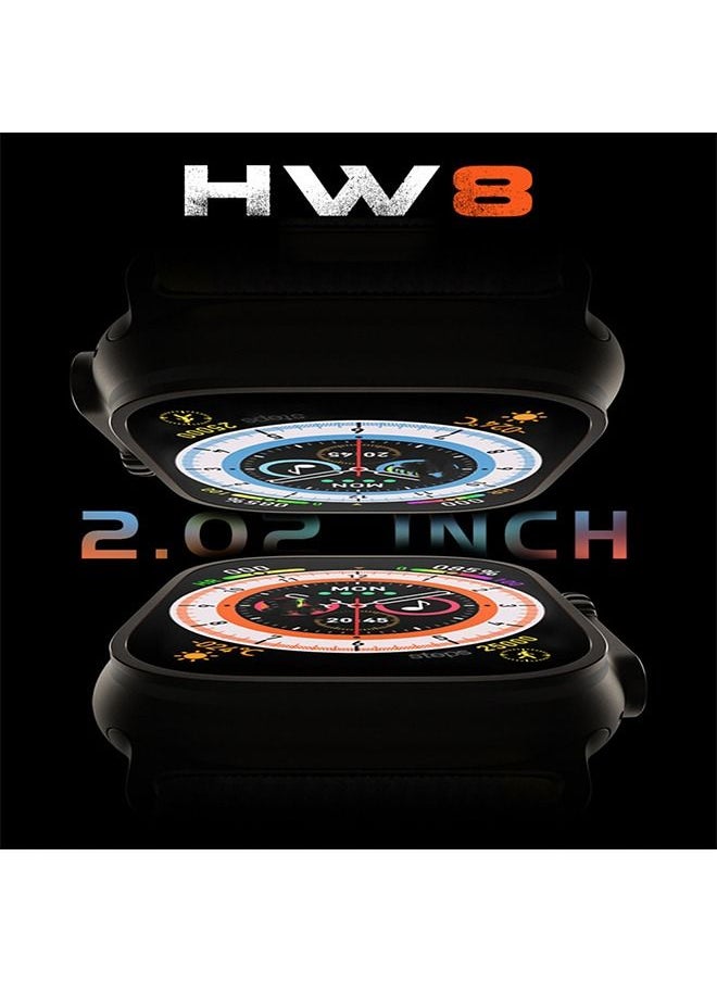 HW8 Pro Max Smart Watch Touch Screen 2.02 INCH HD Display with NFC and Water Resistant