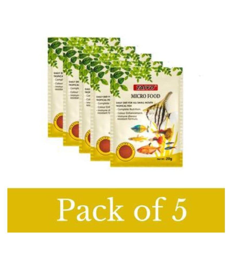 TAIYO طعام سمك ميكرو من تايو، 20غ (عبوة من 5) - Image 3