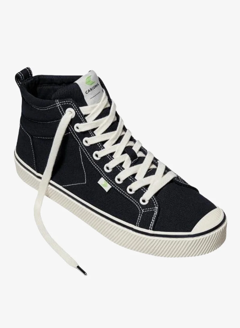 Cariuma OCA High Black Canvas Contrast Thread