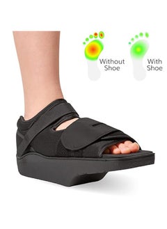 Sthxyfaith Post-op Shoes for Broken Toe, Walking Toe Weight Bearing Shoe with Adjustable Straps, Reduce Pain, for Broken Toe/Foot Fracture To Offload Weight In Forefoot Region  - Image 1