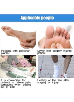 Sthxyfaith Post-op Shoes for Broken Toe, Walking Toe Weight Bearing Shoe with Adjustable Straps, Reduce Pain, for Broken Toe/Foot Fracture To Offload Weight In Forefoot Region  - Image 4