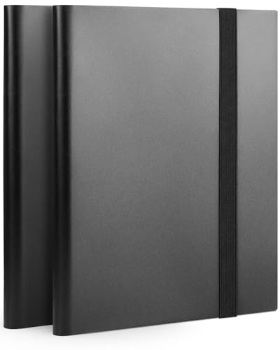 Lzerking 2 Pack 9 Pockets Trading Card Binder Black 40 Sheets 720 Cards Baseball Football Basketball Kpop Photocard - Image 1