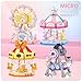 MEIEST 4 PCS Mini Amusement Park Building Blocks SetSimulation Architecture Collection Particle Construction Building Bricks Toy - Image 4